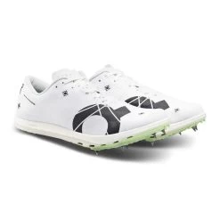 On Running Men's Cloudspike 1500m Track Spike - Undyed White/Mint- Regular (D) -Sneaker Store wi7yng6bachklxa9ywth