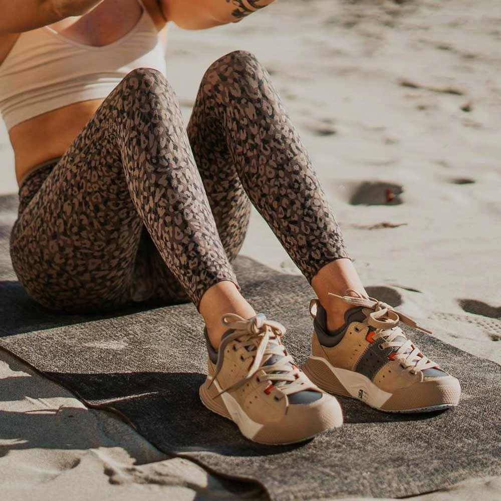 Women's X-SCAPE NBK Low Sneaker - Beige/Grey Brown - Regular (B) 10 Women's X-SCAPE NBK Low Sneaker - Beige/Grey Brown - Regular (B) - Image 8