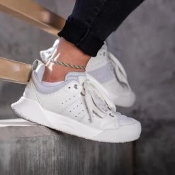 Women's X-SCAPE NBK Low Sneaker - Blanc/Light Grey - Regular (B) -Sneaker Store womens x scape nbk low blanc light grey ls 1 800x b9492fc0 fa2b 4ed0 bc1d af448e067ec4